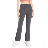 Einfache Sport-Leggings mit Eigenem Logo, Hohem Bund, Elastisch, Schnelltrocknend, Po-Formend, für Fitness, Workout und Yoga
