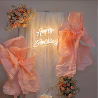 Enseigne lumineuse LED personnalisée avec logo d'entreprise, enseigne au néon, livraison rapide, lettre au néon personnalisée, enseigne au néon en acrylique LED pour la décoration du salon