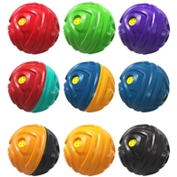 Jouet interactif de mouvement d'animal familier de boule en caoutchouc du bruit élastique TPR de conception simple pour des chiens