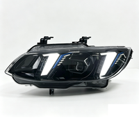 Lampu Depan SJC Auto Car Parts V2 Model Mata Ular Dua Warna untuk BMW Seri 3 E92 06-09 Lampu Depan Siang Hari Laris Terjual