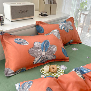 Set tempat tidur serat mikro poliester 100% kualitas tinggi menjual kain cetak harga pabrik tanaman Modern tekstil rumah anyaman disikat - Product Image 6