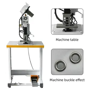 Automatic Eyelet Punching Machine Semi Automatic Eyelet Machine For Labels Punching Machinery