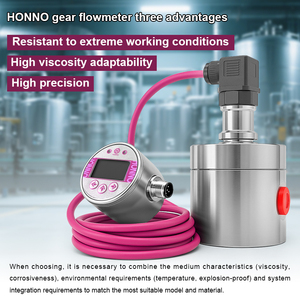 高精度デジタル耐腐食性ギアフローメーターディーゼルや潤滑油などの高粘度メディアに適しています - Product Image 5