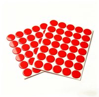 Film adhésif acrylique rouge haute température pour dissipateur thermique LED et plaque signalétique, longueur de rouleau personnalisée OEM, économique