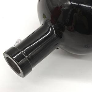 ラグジュアリー750ml & 1000mlラウンドガラスボトルフロストプリントカスタマイズ可能ロゴ & コルクシール工場直送カスタムラベルサービス - Product Image 5