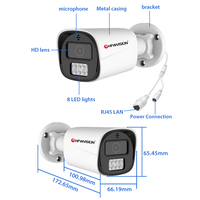 Caméra IP de surveillance domestique EaseCam en métal, réseau POE, caméra bullet 4MP HD, extérieur, double éclairage, couleur pleine, stockage NVR, caméra de données POE
