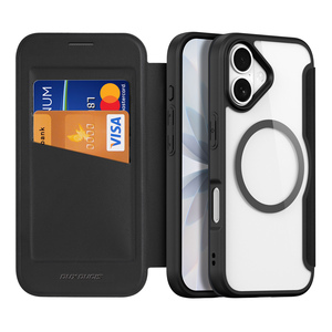 เคสโทรศัพท์แบบ all-inclusive สำหรับ iPhone 17/18 พร้อมฝาพับแม่เหล็ก ช่องใส่บัตร และเคสใส - Product Image 6