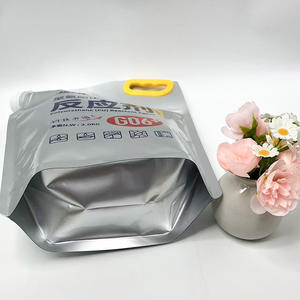 Bolsa de seguridad de aluminio de 3 kg con impresión por huecograbado, a prueba de fugas, con boquilla vertical, para reactivo de PU, agente químico líquido - Product Image 4