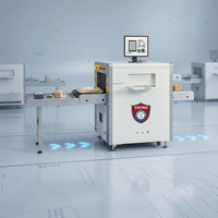 Scanner de bagages à rayons X à double vue Averguard VMS-5030D |   Contrôle de sécurité aéroportuaire avancé |   Résolution du fil 40AWG