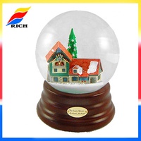OEM Chile Souvenirs baratos bola de nieve de cristal para la venta