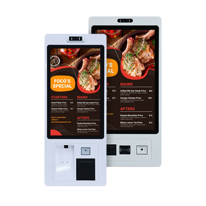 21.5 Inch Touch Screen Self Order Kiosk Restaurant Self Service Payment Terminal <b>with</b> <b>Scanner</b> and Thermal <b>Printer</b> - Product Image 1