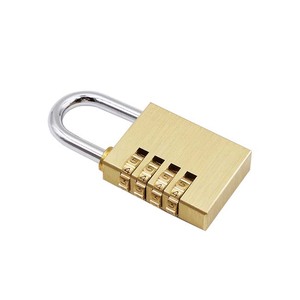 <span class=keywords><strong>Cadenas</strong></span> de sécurité extérieur réinitialisables à 4 <span class=keywords><strong>chiffres</strong></span> en laiton, haute qualité, à combinaison, pour bagages, vente en gros - Product Image 3
