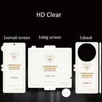Film Hydrogel Mat Doux pour Huawei Pura X Max / pour Honor Magic V6 V5 V2 V2 RSR / Vs2 V3 Vs3 Protection d'écran avant et arrière HD transparente