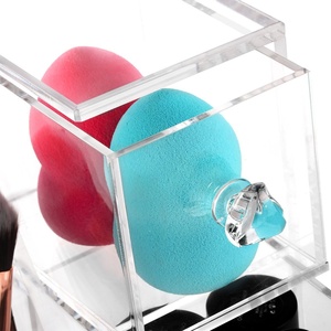 China Yageli Factory Wholesale Transparent Acrylic <b>Makeup</b> Brush Holder <b>Box</b> Display Rack with Custom Logo for Home/Office Use - Product Image 3