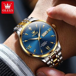   Montres mécaniques automatiques de luxe originales 9956 pour hommes, en acier inoxydable, étanches, montre pour homme d'affaires - Product Image 4