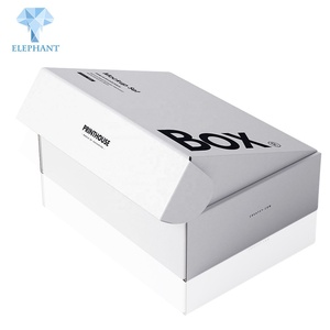 Custom Large Small Kraft Cardboard Packaging Shipping <b>White</b> Corrugated Mailer <b>Box</b> - Product Image 5