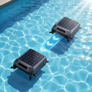 Robot Limpiafondos <span class=keywords><strong>de</strong></span> <span class=keywords><strong>Piscina</strong></span> Inalámbrico con Succión Automática <span class=keywords><strong>de</strong></span> Tabletas, Robot Limpiafondos Recargable Solar - Product Image 4