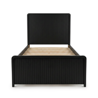 Lit King Size en pin Radiata et MDF – Design robuste et spacieux pour grandes chambres, chambres d'hôtel et suites parentales