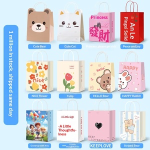 ถุงกระดาษคราฟท์หูบิดเกลียว สำหรับบรรจุของขวัญปีใหม่ ปรับแต่งได้ ย่อยสลายได้ ใช้สำหรับใส่ขนม/กาแฟแบบนำกลับบ้าน เวินโจว เจ้อเจียง - Product Image 3