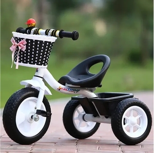 Triciclo <span class=keywords><strong>para</strong></span> <span class=keywords><strong>Niñas</strong></span> de 2 a 5 Años, con Canasta, Pedales, Bicicleta de 3 Ruedas <span class=keywords><strong>para</strong></span> Bebés, Niños Pequeños, Bicicleta de Equilibrio Ligera - Product Image 4