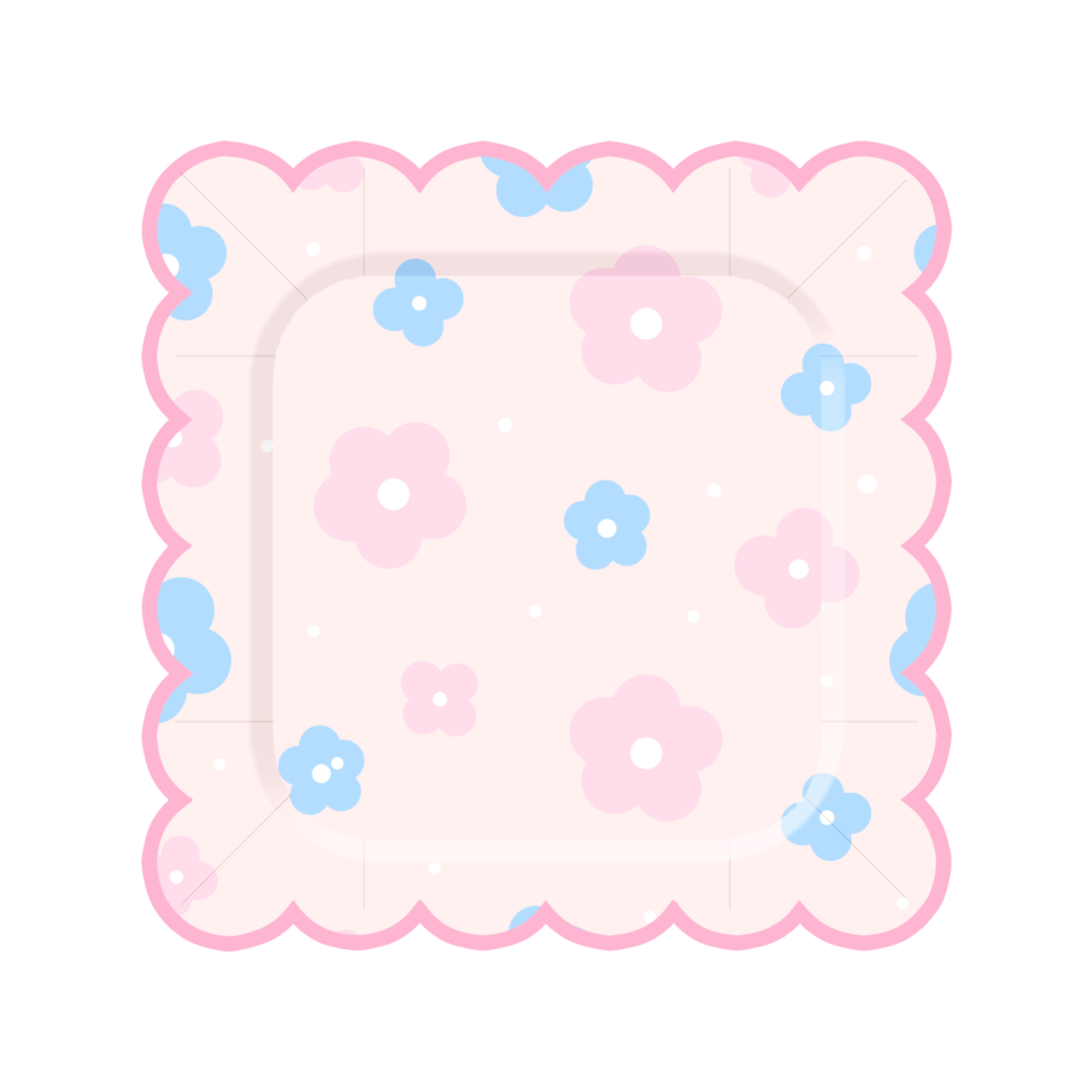 9inch paper plate*8pcs