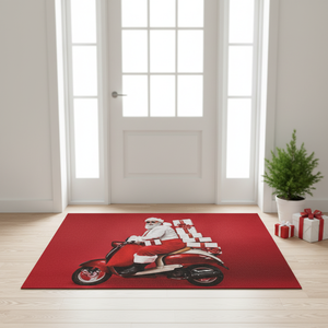 Paillasson <span class=keywords><strong>d</strong></span>'<span class=keywords><strong>hiver</strong></span> pour arbre de Noël, antidérapant, flocon de neige rouge, paillasson de bienvenue pour la <span class=keywords><strong>d</strong></span>écoration intérieure et extérieure de la maison - Product Image 4