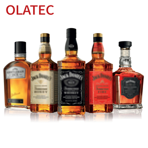 Bouteille en verre givré de luxe personnalisée OLATEC pour Baijiu et bouteille de vin clair haut de gamme pour vin blanc - Product Image 4