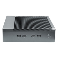 Heap Box PC i7 i5 I3 Barebone System 4GB/8GB/16GB, ordenador de escritorio RS232 RS485 12V, Mini PC industrial sin ventilador