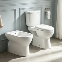 WC moderne Ortonbath à double chasse, cuvette en céramique, haute qualité, économie d'eau, sanitaire à poser au sol