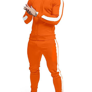 Survêtement Slim Fit de haute qualité pour hommes Ensembles de vêtements d'extérieur tricotés en Offre Spéciale Concevez votre propre style d'été à vendre - Product Image 5