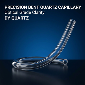 Tube en verre de quartz translucide pour chauffage, taille OEM, grand diamètre, polissage au feu, tube transparent, soudage et découpe, toute taille personnalisée - Product Image 4