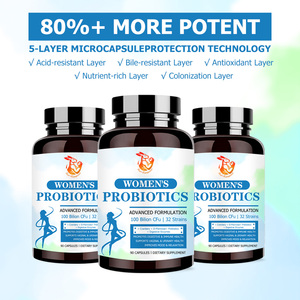 Cápsulas de Probióticos para Mujer Más Vendidas con Vitamina B 5-HTP, Cápsulas Dietéticas Naturales para Aumentar la Serotonina - Product Image 4