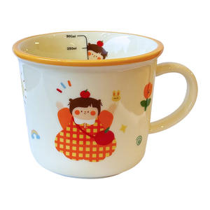 Taza de Cerámica con Diseño de Dibujos Animados, con Asa, en Caja de Regalo para Niños y Familia, Primavera 2025, Diseños Amarillo, Rosa y Azul - Product Image 5