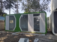 Maison préfabriquée Apple Cabin extensible avec structure en acier et design de conteneur extensible