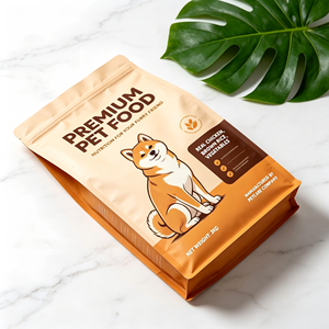 Sacchetto Personalizzato per Alimenti per Cani da 3KG, Antiodore, con Fondo Piatto e Chiusura a Zip, Sigillatura Termica su Otto Lati - Product Image 3