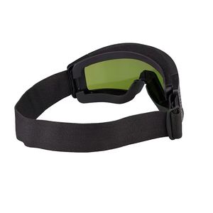 Kit de lunettes de soleil tactiques balistiques DFSG102 pour activités de plein air, lunettes de sport Air Soft en noir, gris clair, jaune avec matériau supérieur en daim - Product Image 5