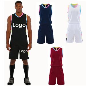 Ensemble de maillot et short de basketball personnalisable, imprimé par transfert thermique, 100% polyester, antibactérien, respirant, séchage rapide, été - Product Image 1