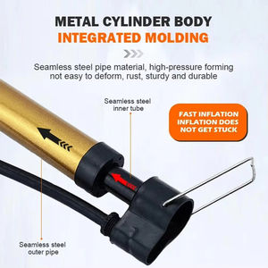 Bomba de Aire Manual Universal para Neumáticos Mini, Balones de Baloncesto y Fútbol, Venta al Por Mayor - Product Image 2