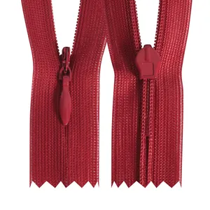 厂家批发 #3尼龙蕾丝隐形拉链枕垫裙裤隐藏塑料拉链