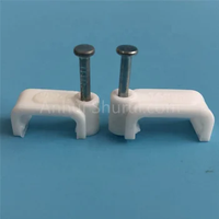 Clip de câble plat 10 mm de haute qualité, meilleur prix, outils de fixation, emballage en sac plastique, multi-spécifications