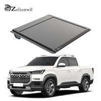 Couverture de benne enroulable rétractable Zolionwil en aluminium pour Kgm Musso Ev Grand Ssangyong Actyong Sports