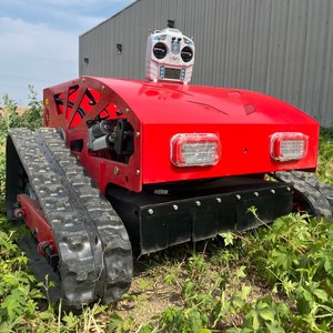 Miễn Phí Vận Chuyển Hot Bán Tự Hành 196cc Vườn Máy Cắt Cỏ 4-Đột Quỵ Với Cao Su Theo Dõi Điều Khiển Từ Xa Crawler Robot - Product Image 2