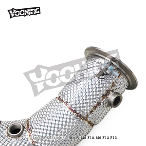 ตัวหุ้มฉนวนกันความร้อน OBM ท่อระบายความร้อนแบบท่อระบายความร้อนสำหรับ F10 M6รถ BMW F06 F13 2012-2016 4.4TT ฉนวนกันความร้อนท่อระบายไอเสียไร้ประสิทธิภาพ - Product Image 4