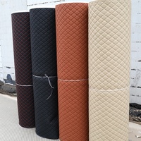 Éponge matelassée classique Rolls de cuir de PVC de broderie pour des housses de siège de voiture