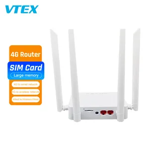 Enrutador Vtex 4G Antena exterior Wifi 6 5,4G Internet de alta velocidad Gaming 5G Cpe Router compatible con escritorio y montaje en pared