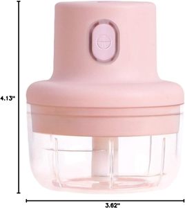 เครื่องบดสับผักและเนื้อแบบดึงมือ ใช้สำหรับบดกระเทียม หั่นหัวหอม ขิง - Product Image 4
