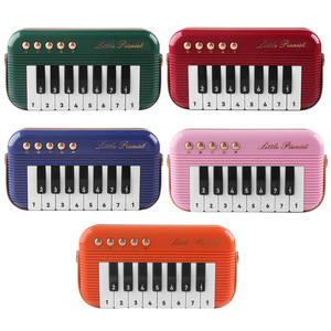 Vente en gros de mini-piano multifonctionnel à 15 touches, jouet musical éducatif, 8 gammes, pour enfants - Product Image 1
