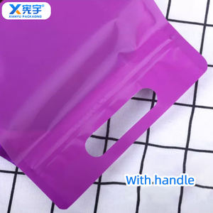 Sachet refermable auto-adhésif en PE à huit soudures, laminé Mylar, en aluminium thermoscellable avec fenêtre pour poudre de protéines de lactosérum – Vente en gros - Product Image 4