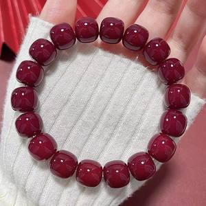 Naturel Boutique Blanc Jade Bodhi Racine papillon rare Violet Gradient Chapelet Bodhi Perles De Prière Bracelet Perlé À La Main - Product Image 4