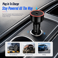 Mini chargeur allume-cigare pour voiture 60W compatible Starlink Mini, protection double puce pour camions 12V 24V, camping-cars et véhicules tout-terrain